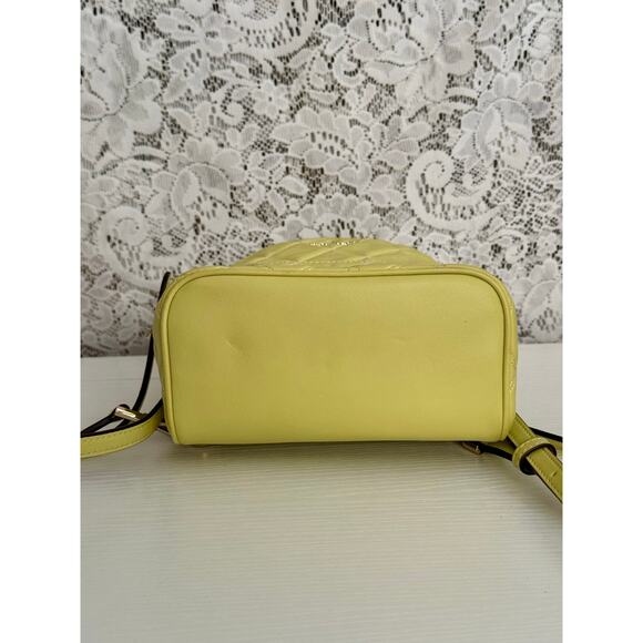 Kate Spade Natalia Mini Convertible Backpack Frosty Lime Leather EUC main image 12